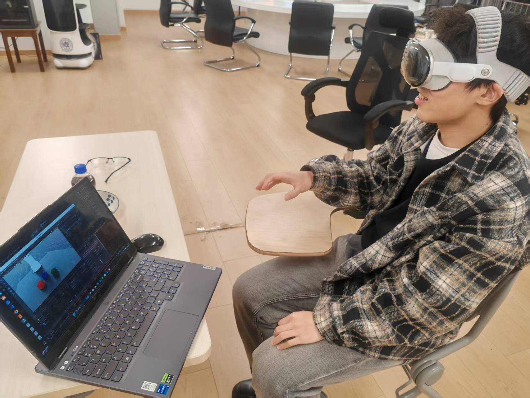 Apple Vision Pro teleoperation data collection